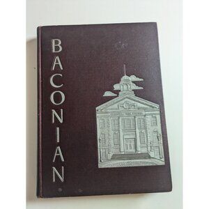 BACONIAN Bridgeton High School 1956 50s New Jersey NJ Yearbook South Cumberland